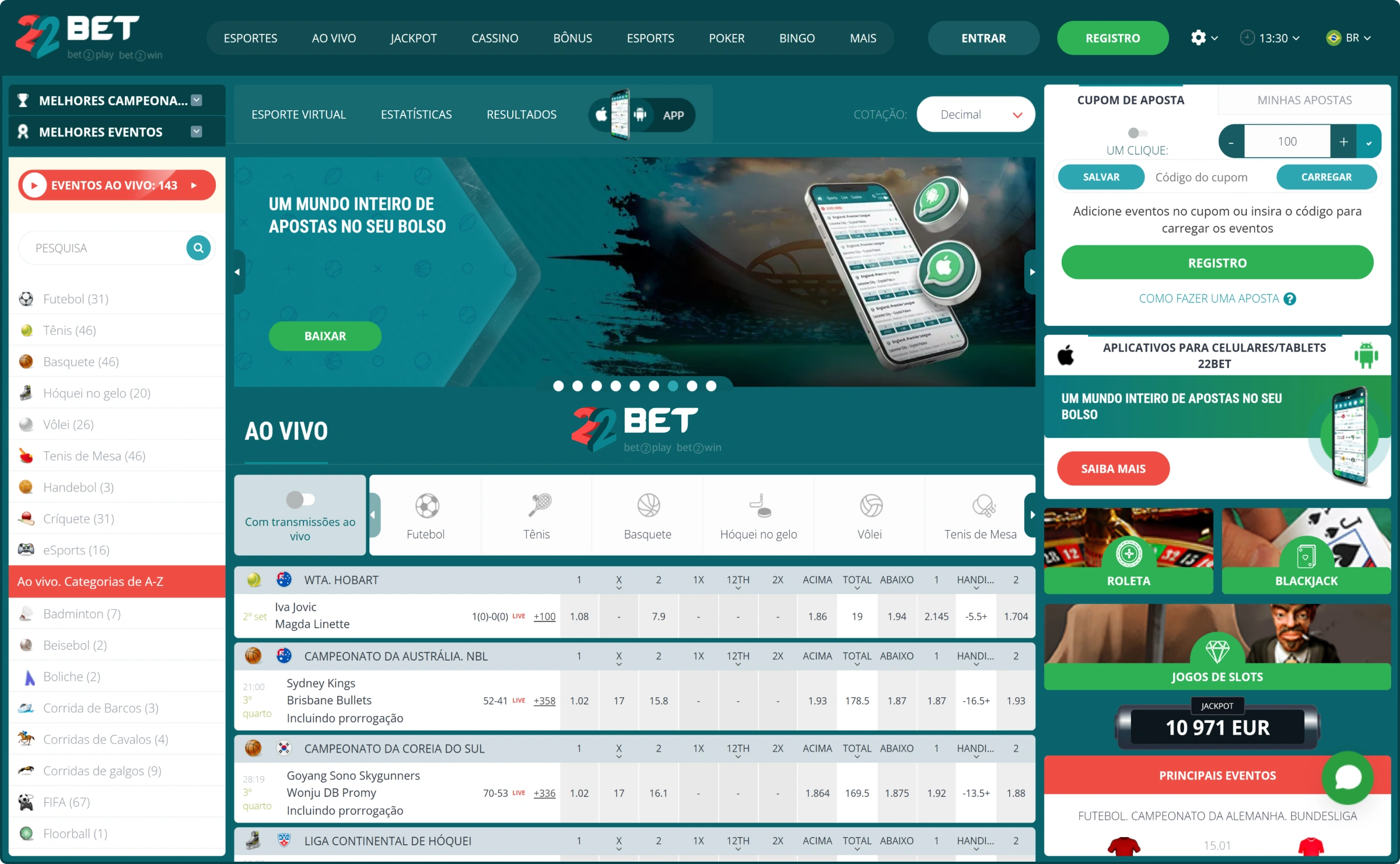 22Bet Casino E Apostas Online