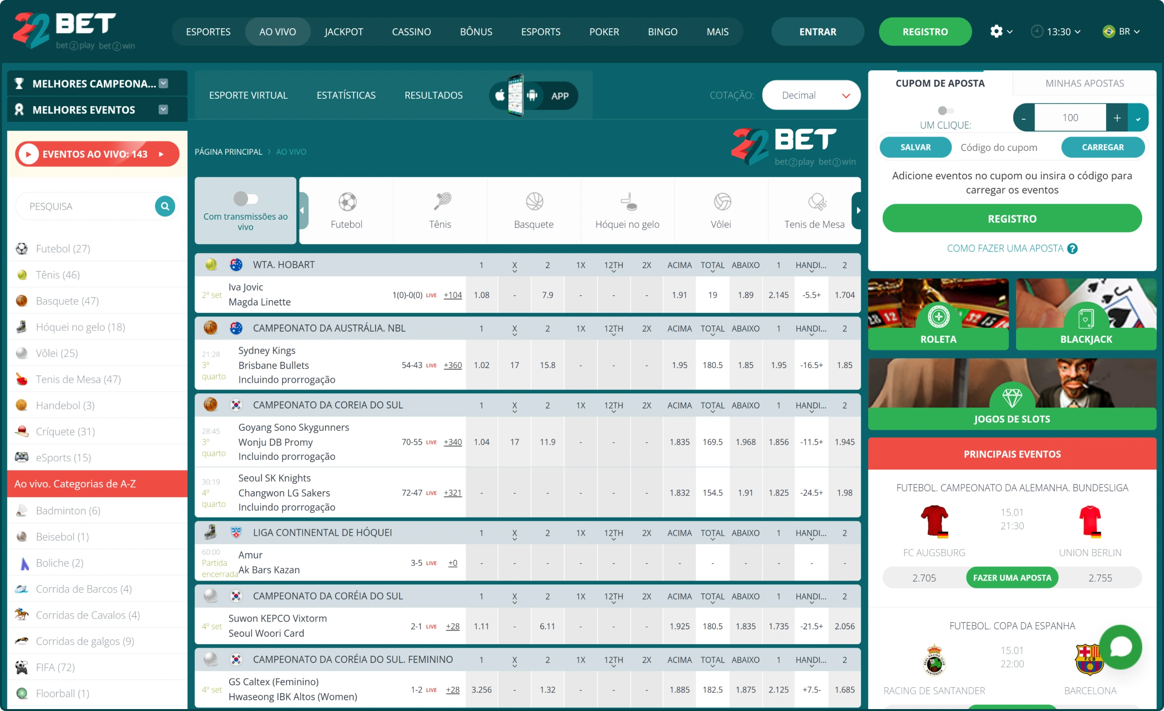 22Bet Apostas Online